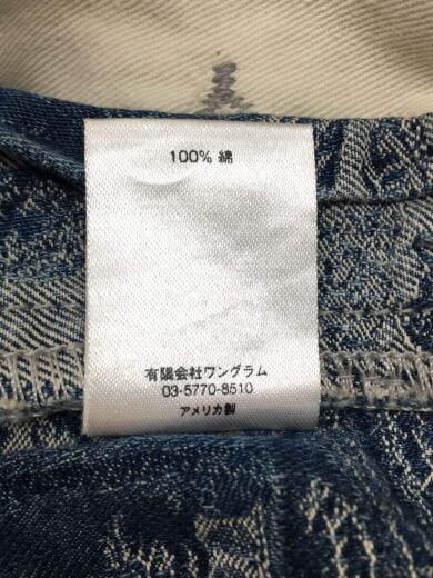 画像：Supreme17AW 100 Dollar Bill Overalls M/デニム/IDG/総柄4