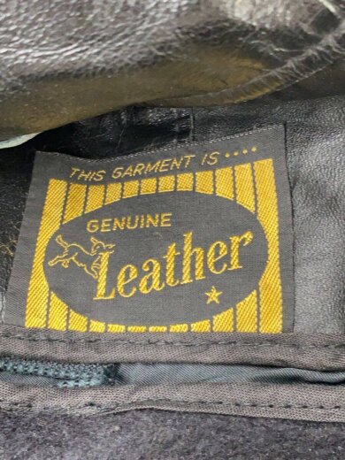 商品画像：ダブルライダースジャケット/46/レザー/BLK 5