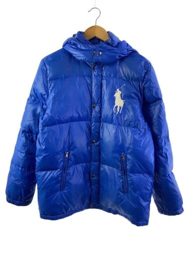 商品画像：ダウンジャケット/XL/ナイロン/BLU/無地 1