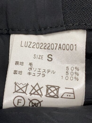 商品画像：テーラードジャケット/S/ウール/BLK/LUZ2022207A0001 4