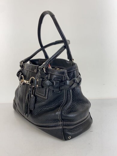 商品画像：トートバッグ_ハンプトンズ/レザー/BLK 2