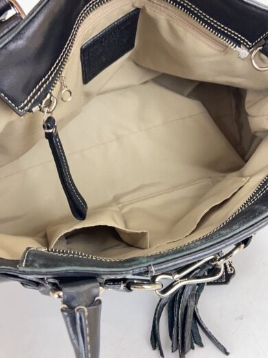 商品画像：トートバッグ_ハンプトンズ/レザー/BLK 6