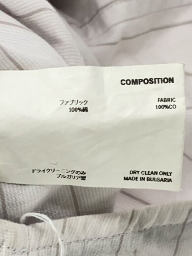 商品画像：長袖シャツ/46/コットン/WHT/ストライプ/00162024 5