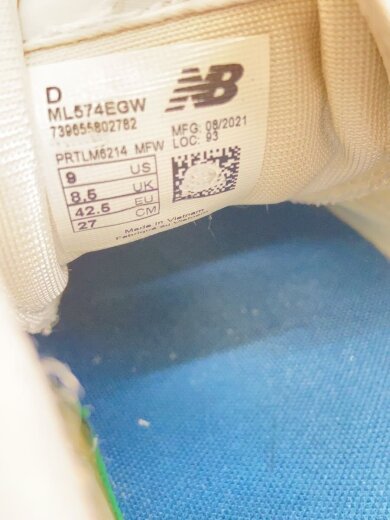 商品画像：ニューバランス/ML574/27cm/WHT 5