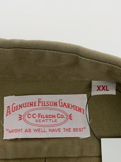 商品画像：シャツジャケット/XXL/コットン/BEG/無地/452 3