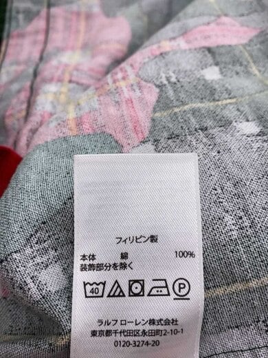 商品画像：長袖シャツ/XL/コットン/マルチカラー/総柄 4