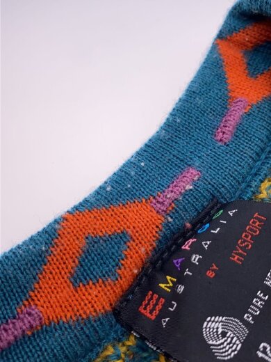 商品画像：ニット・セーター(厚手)/12/ウール/マルチカラー/総柄 5