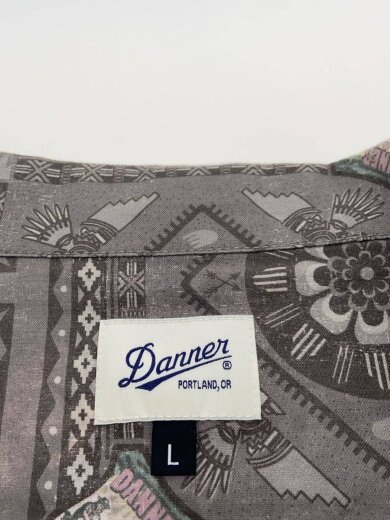 商品画像：半袖シャツ/L/コットン/GRY/総柄/425R7062900 3