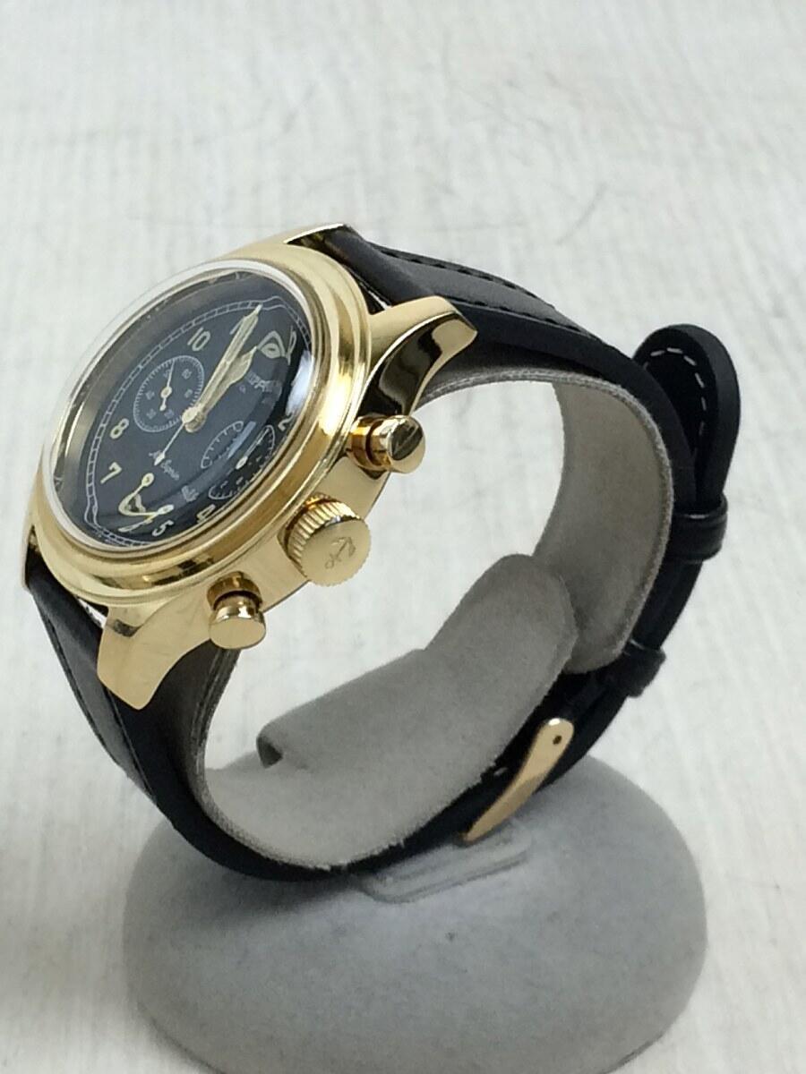 Dress hippy(ドレスヒッピー) / 19AW/Mill Superior Watch/クォーツ腕時計/アナログ/レザー/ブラック