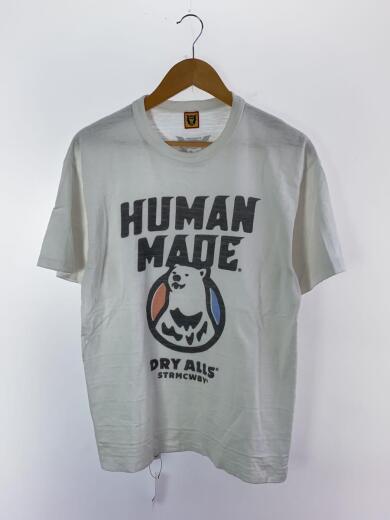 Bear Logo Tee/DRY ALLS STRMCWBY/ベアー/Tシャツ/L/コットン/ホワイト