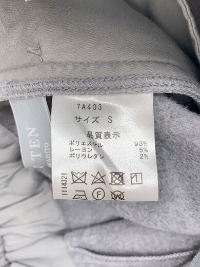 商品画像：ハイウエストフレアキュロット/スカート/S/ポリエステル/GRY/無地/7A403 5