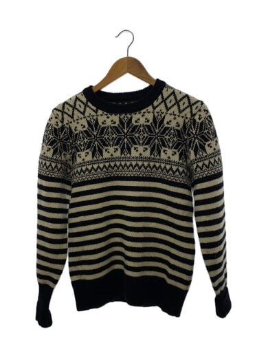 画像：Schottニット・セーター(厚手)/S/ウール/マルチカラー/総柄//1