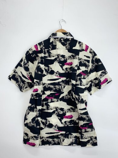 商品画像：半袖シャツ/L/コットン/WHTホワイト/総柄 2