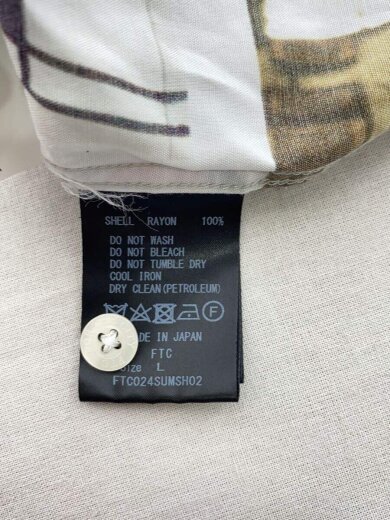 商品画像：FLASHDANCE RAYON SHIRT/L/レーヨン/マルチカラー/総柄/FTC024SUMSH02// 4