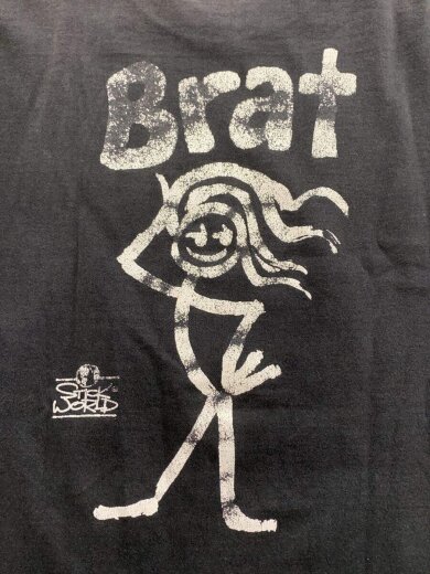 商品画像：90s/Stick World/棒人間T/フェード/シングルステッチ/Tシャツ/L/コットン/BLK// 6