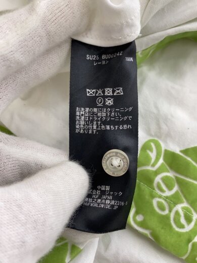 商品画像：Trip Flocked Shirt/25SS/半袖シャツ/XL/レーヨン/WHT/総柄/BU00242 4