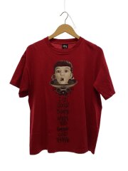 00s/OLD STUSSY/I GET GOOSE BUMPS Tee/メキシコ製/M/コットン/RED