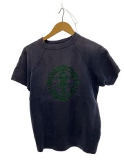 50s～60s/半袖スウェット/茄子紺/フェード/NVY