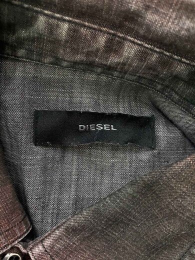 商品画像：Y2K/長袖シャツ/XS/コットン/GRY/オンブレCK 3