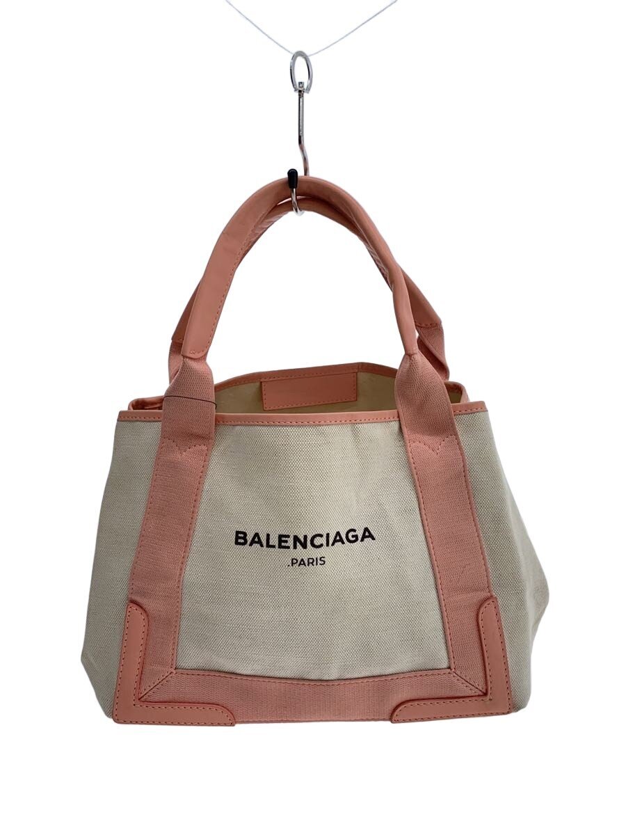 BALENCIAGA / スモールカバス/トートバッグ/キャンバス/PNK/339933