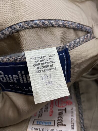 商品画像：90s/ツイードジャケット/テーラードジャケット/--/ウール/GRY/総柄 7