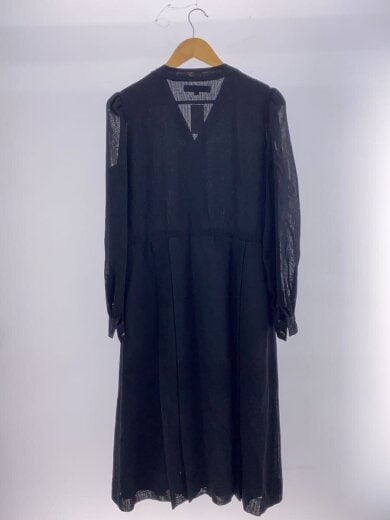 商品画像：長袖ワンピース/12/--/BLK/無地 2