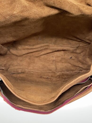 商品画像：X-ING/ショルダーバッグ/スウェード/BRW 6