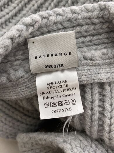 商品画像：ローゲージラップカーディガン/one/ウール/GRY/無地 4