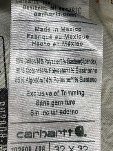 画像：Carharttペインターパンツ/32/コットン/インディゴ/無地/102808 4986