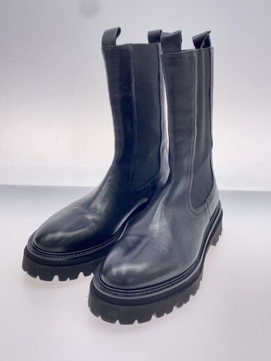 商品画像：サイドゴアブーツ/37/ブラック/レザー 2