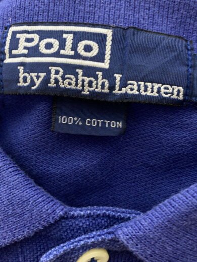 商品画像：90s～/長袖ポロシャツ/M/コットン/BLU 5