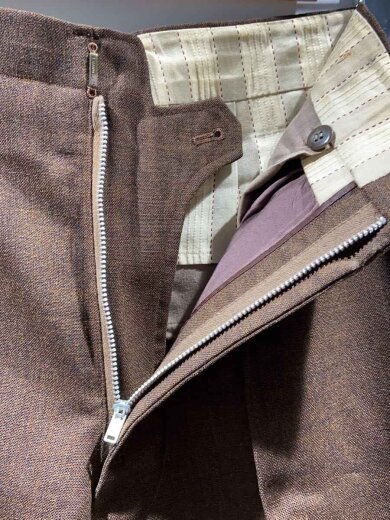 商品画像：50s～60s/ネップ/杢/talonジップ/カムロックtalon/VT/ヴィンテージスラックス/BRW 3