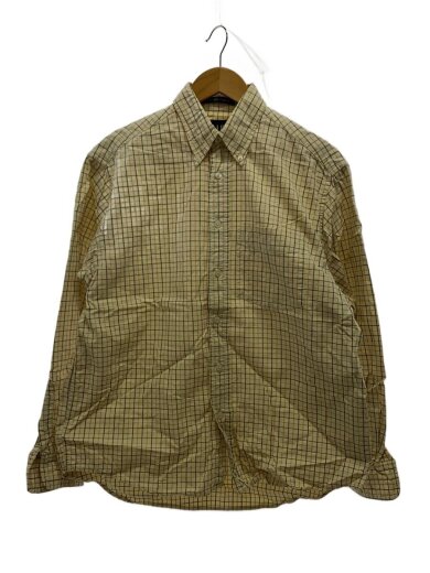 商品画像：90s/ビッグオックスフォード/長袖シャツ/XS/コットン/IVO/チェック 1
