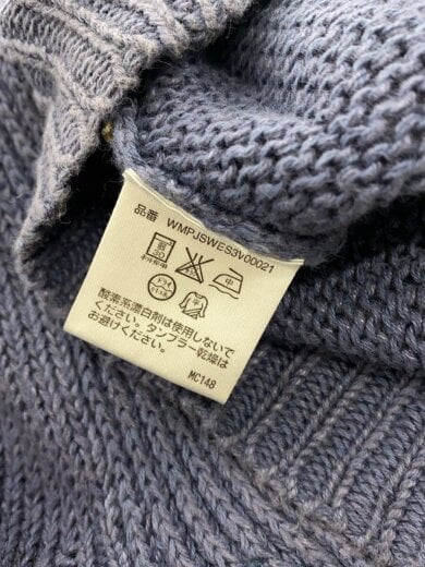 商品画像：ショールカラーカーディガン(薄手)/M/コットン/NVY 4