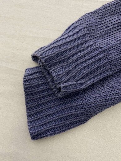 商品画像：ショールカラーカーディガン(薄手)/M/コットン/NVY 6