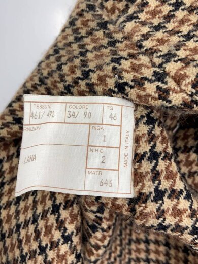 商品画像：Parinni/80s/イタリア製/カシミヤブレンド/ダブルフテーラードジャケット/46/千鳥格子 4
