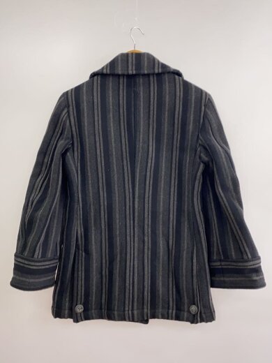 商品画像：ピーコート/40/ウール/BLK/ストライプ/90s 2