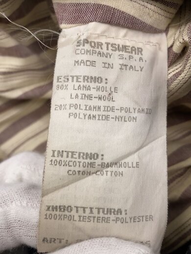 商品画像：ピーコート/40/ウール/BLK/ストライプ/90s 4