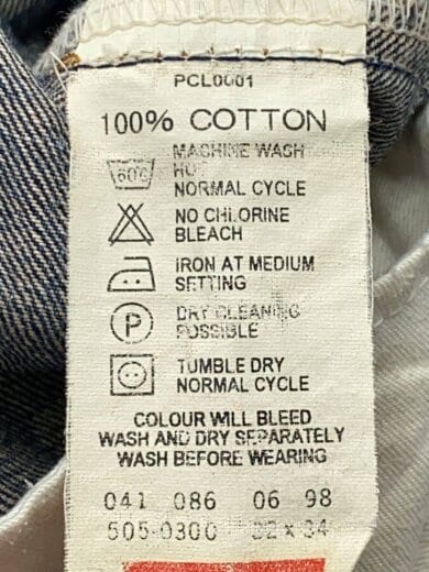 商品画像：90s/505/日本製/ボトム/32/コットン/IDG/無地 5