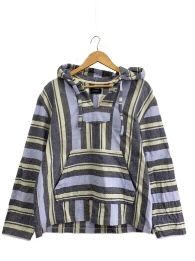 商品画像：パーカー/S/コットン/BLU/総柄/BBL-53010/メキシカンパーカー 1