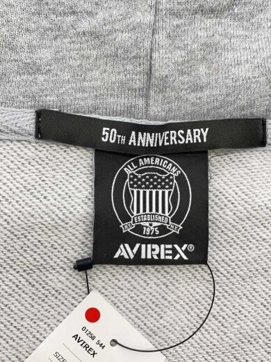 商品画像：ジップパーカー/2L/コットン/GRY/無地/783-5231005/50th anniversary 3