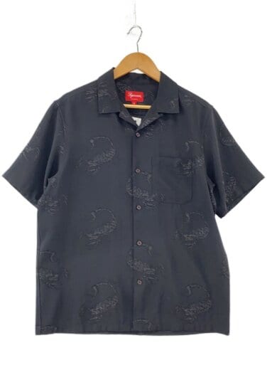 商品画像：Scorpion Jacquard S/S Shirt/半袖シャツ/M/ポリエステル/BLK/総柄 1