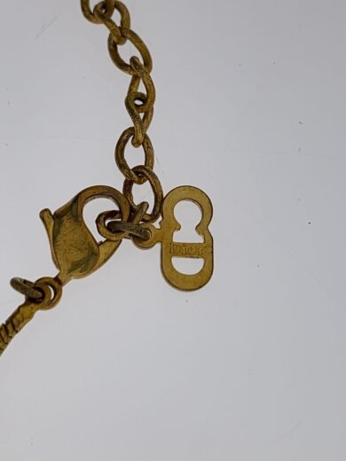 商品画像：ネックレス/--/ラインストーン/GLD/トップ有/レディース/トロッタープレート/ラインストーン 4