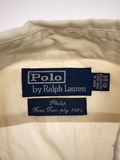 商品画像：90s/ポニー無/香港製/長袖シャツ/--/コットン/WHT 3