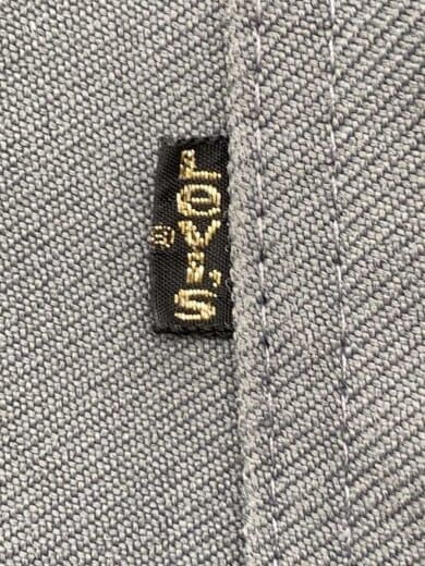 商品画像：80s/スタプレ/42ロケットTALON/黒銀タブ/usa製/36/ポリエステル/GRY 4