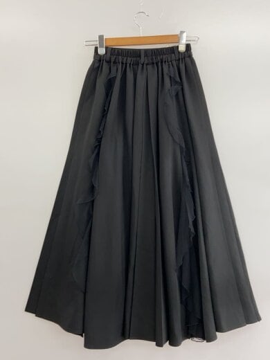 商品画像：ロングスカート/FREE/ポリエステル/BLK/無地/HAL05411AD 2