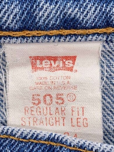 商品画像：505/90s/デニムパンツ/usa製/オレンジタブ/95年製/36/コットン/IDG 5