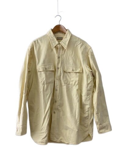 画像：L.L.Bean80s/USA製/シャモアクロス/長袖シャツ/--/コットン/IVO//1