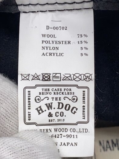 商品画像：キャップ/--/ウール/NVY/無地/メンズ/D-00702/CPO CAP 6