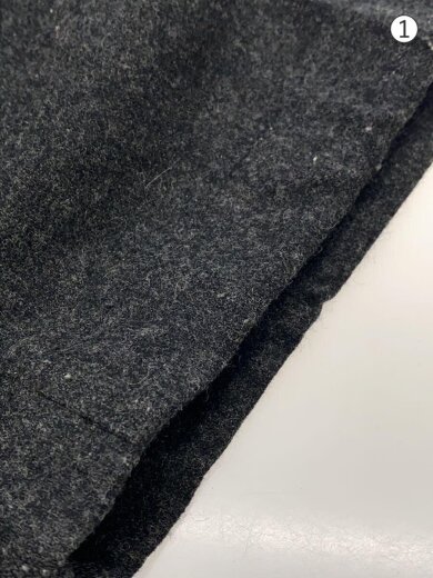 商品画像：ワイドストレートフランネルスラックス/ストレートパンツ/M/ウール/GRY/11-23-1095-120 6